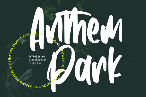 Anthem Park: A Quirky and Adaptable Handwritten Font for Web Design