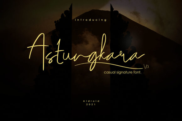 Astungkara: A Versatile Script Font for Modern Web Design