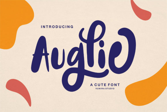 Auglie: A Joyful Handwritten Font for Web Design
