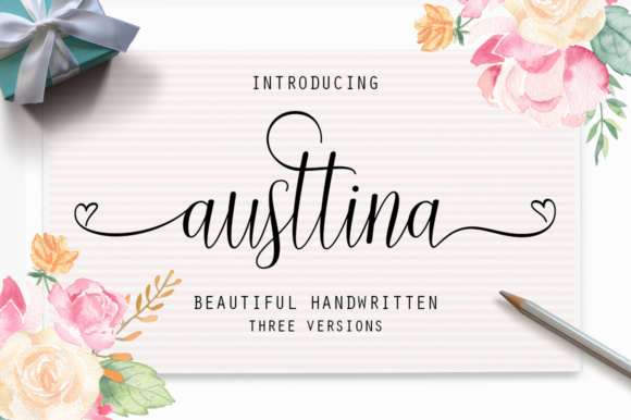 Austtina: A Script Amp Font for Elegant Branding