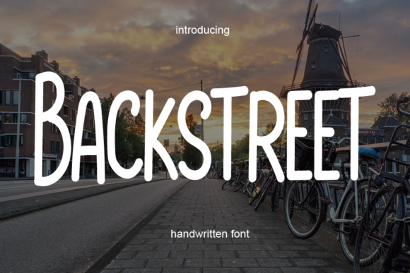 Backstreet: A Versatile Handwritten Font for Engaging Campaigns