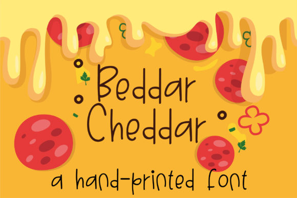 Beddar Cheddar: A Whimsical Script Font for Crafters