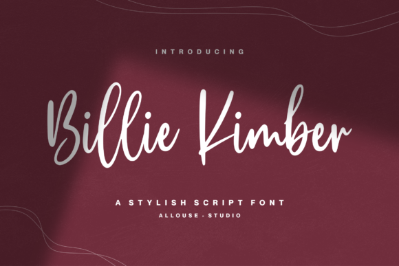 Billie Kimber: A Stylish Script for Creative Branding