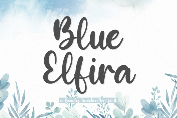 Blue Elfira: A Charming Font for Creative Campaigns
