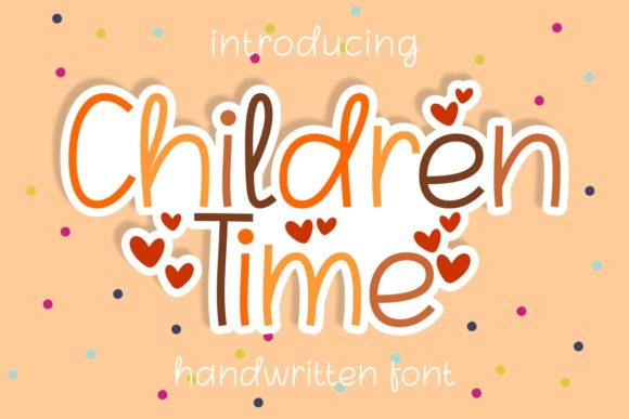 Bring Playfulness to Your Creations with Children Time Font