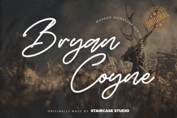 Bryan Coyne: A Handwritten Font for Eye-Catching Branding