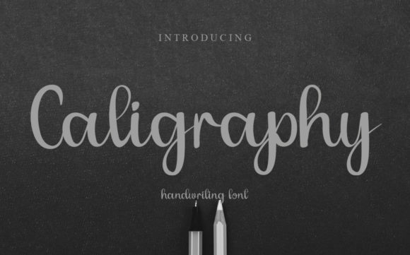 Caligraphy: A Handwritten Font for Elegant Web Design