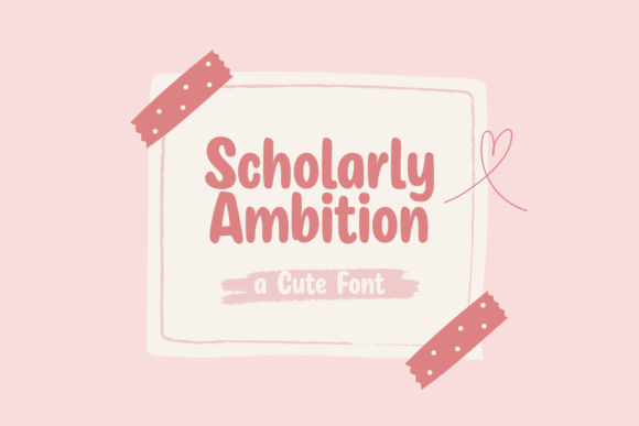 Discover Scholarly Ambition: A Charming Font for Editorial Design