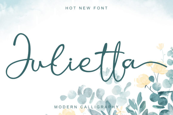 Discovering Julietta: A Modern Handwritten Font for Elegant Design