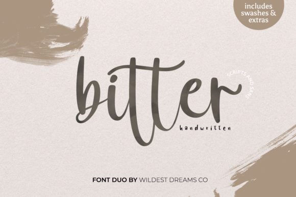 Enhance Your Brand with Bitter: A Sweet and Elegant Script Font