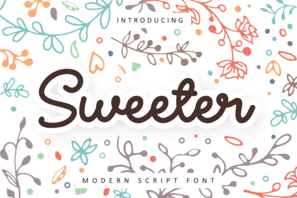 Enhance Your Brand with Sweeter: A Delicate Handwritten Font