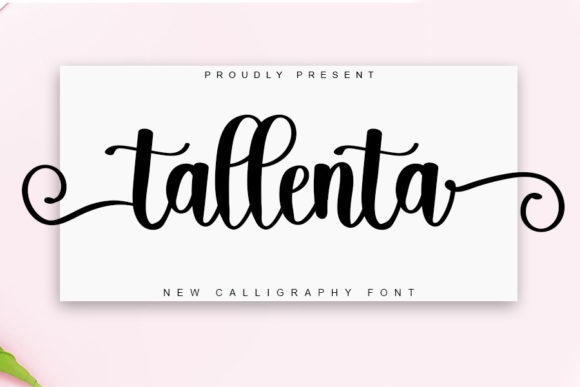 Enhance Your Brand with Tallenta: A Delicate Script Font
