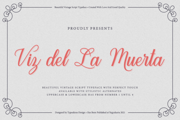 Enhance Your Brand with Viz Del La Muerta Font