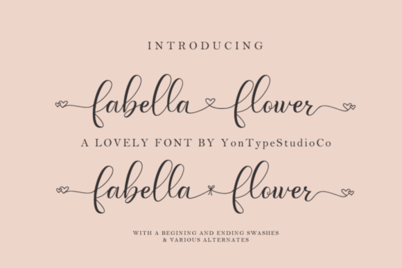 Enhance Your Campaign with Fabella Flower Font