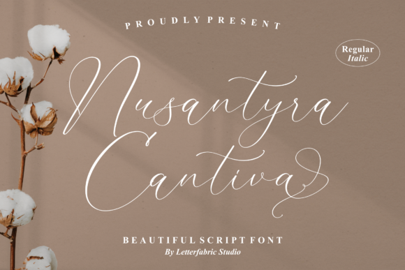 Exploring Nusantyra Cantiva: A Delicate Handwritten Font