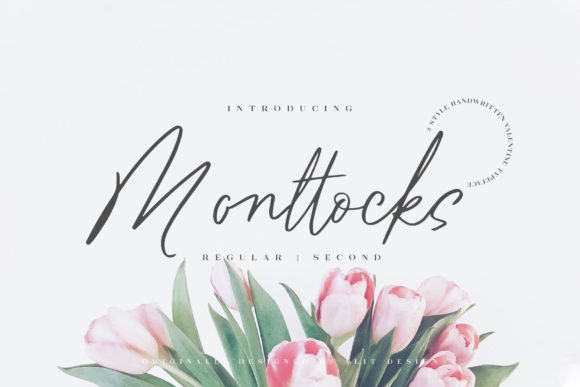 Monttocks: A Stylish Script Font for Web Design
