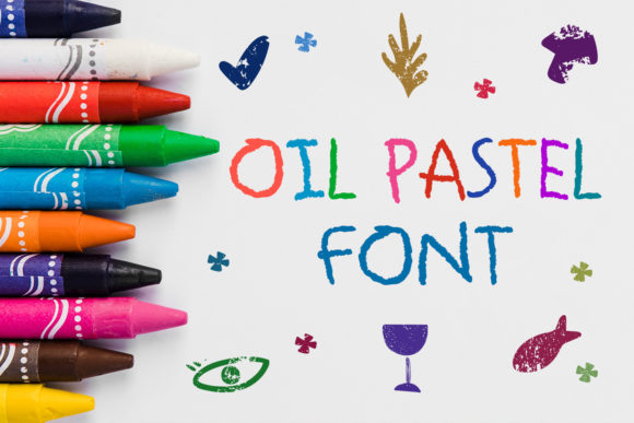 Oil Pastel: A Vibrant Font for Creative Campaigns