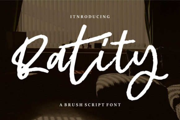 Ratity: A Handwritten Font for Editorial Elegance