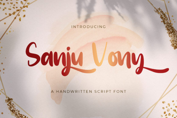 Sanju Vony: The Perfect Font for Creative Handmade Projects