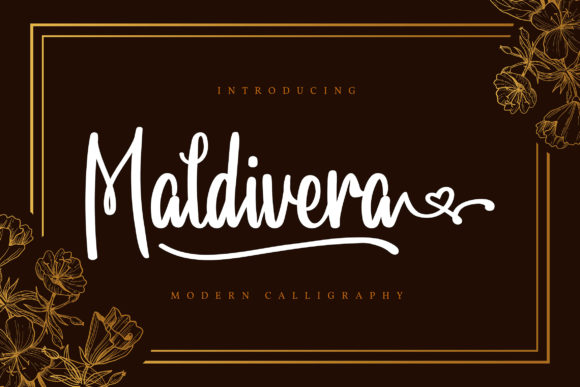 Transform Your Brand with Maldivera: A Dreamy Script Font