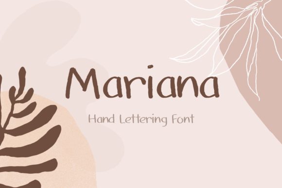 Transform Your Brand with Mariana: A Charming Handwritten Font
