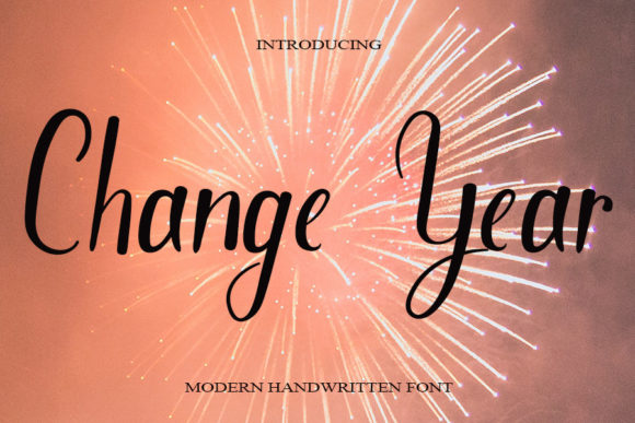 Transform Your Handmade Creations with Change Year Font