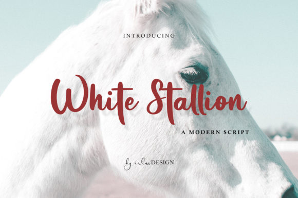 White Stallion: A Delicate Script Font for Elegant Branding